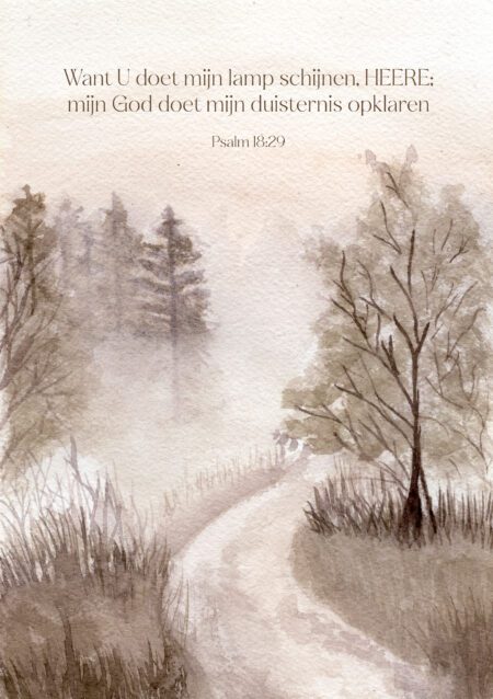 Psalm18:29 - Want U doet mijn lamp schijnen